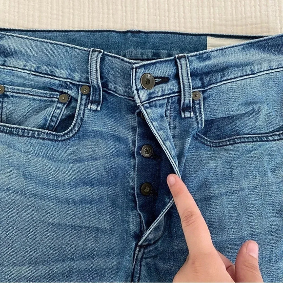 Rag & Bone Mens Fit 2 Slim Fit Jeans - Picture 4 of 8